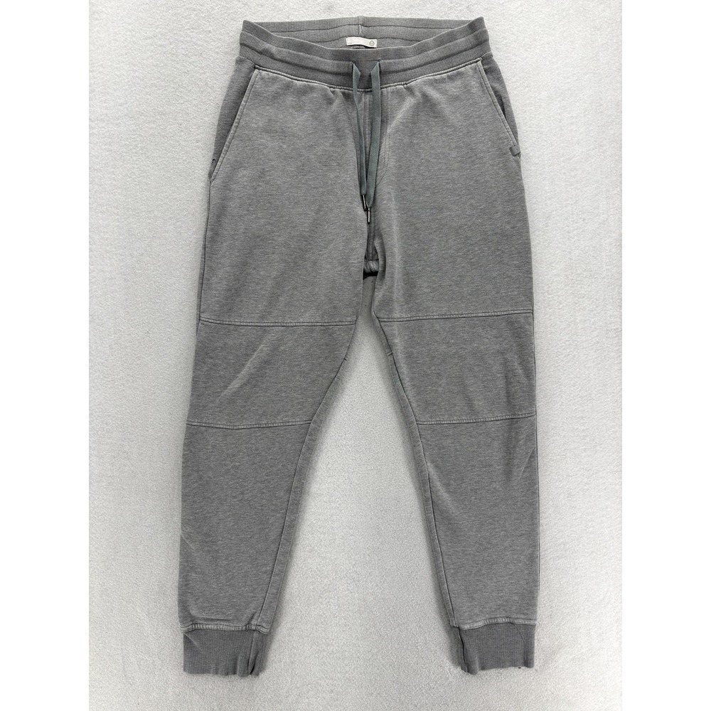 Tasc Performance Pants Mens Medium Gray Fleece Joggers Sweatpants Gym Athletic